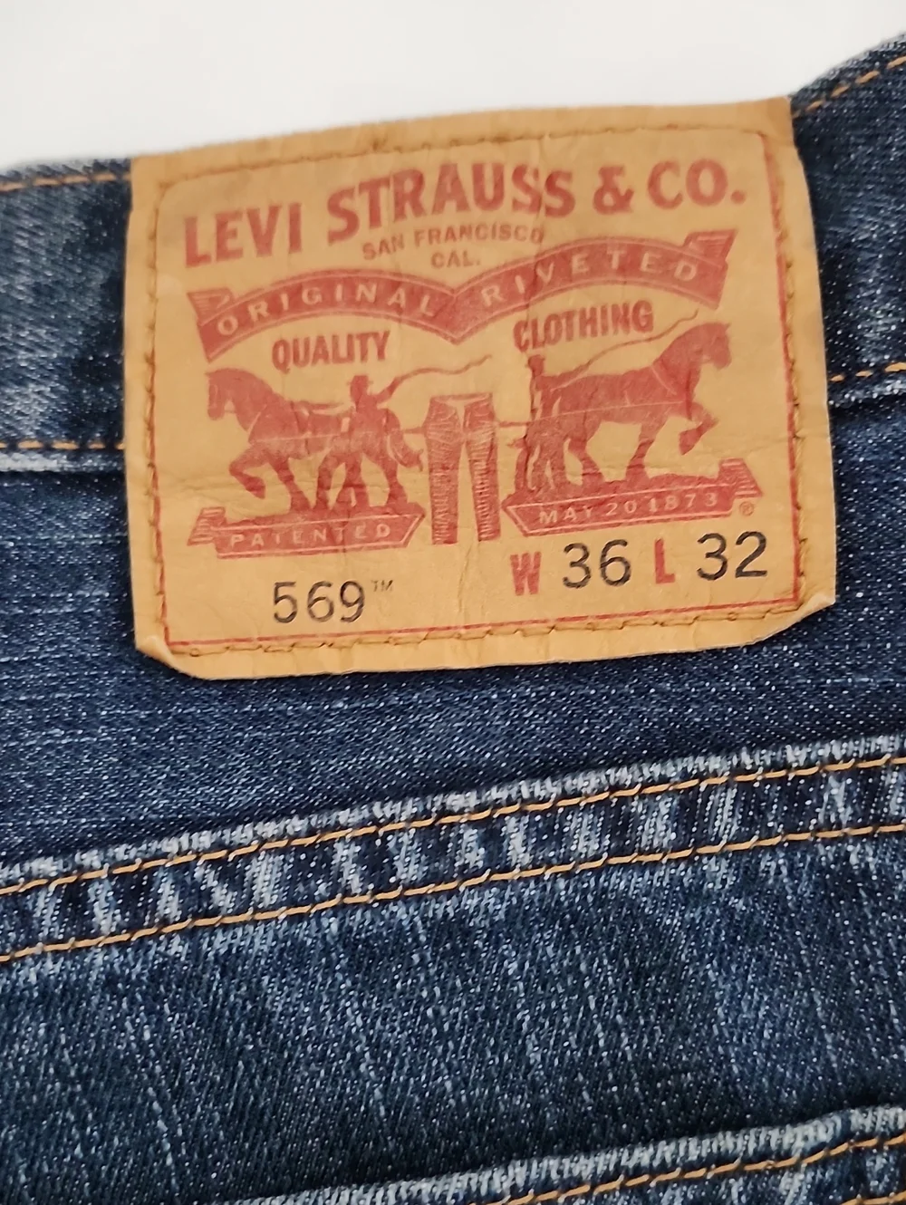 Men's Levi's Blue Denim Jean.